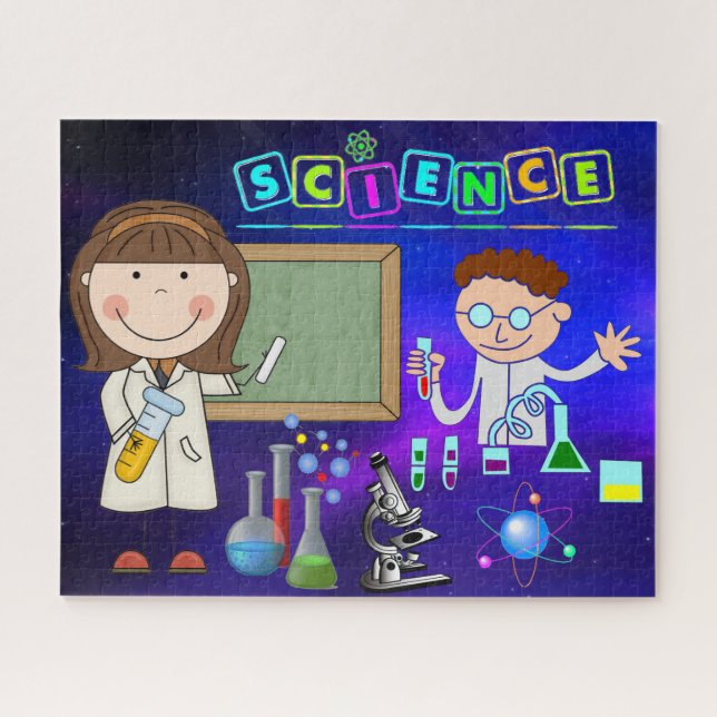 Chemie Labrador Foto Puzzle (Horizontal)