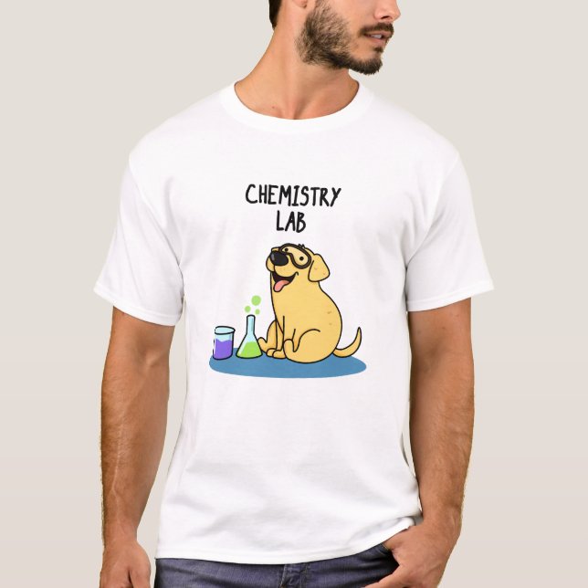 Chemie Labrador Funny Labrador Dog Pub T-Shirt (Vorderseite)