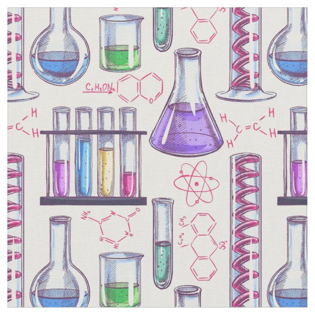 Chemie-Labrador Stoff (Nahaufnahme)