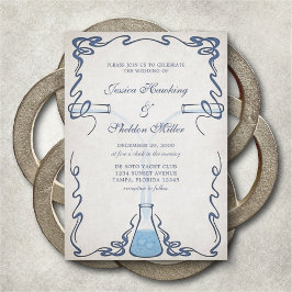 Chemie-Lehrer Hochzeitseinladungen Einladung