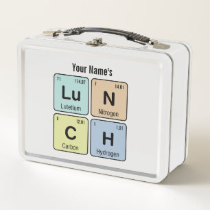 Chemie Lu N C H Metall Brotdose