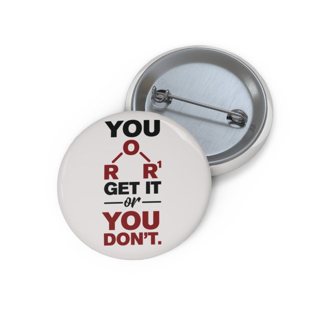 Chemie Nerd Du verstehst es Lustiger Chemie Lehrer Button (Chemistry Teacher Swag and Science Major Giveaway Buttons)