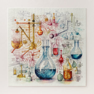 Chemie-Papier-Puzzle
