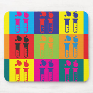 Chemie-Pop-Kunst Mousepad