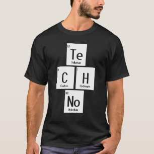 Chemie Rave Musik Hard Techno Raver Dark Techno T-Shirt