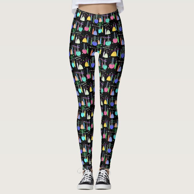 Chemie-Reaktions-Leggings Leggings (Vorderseite)