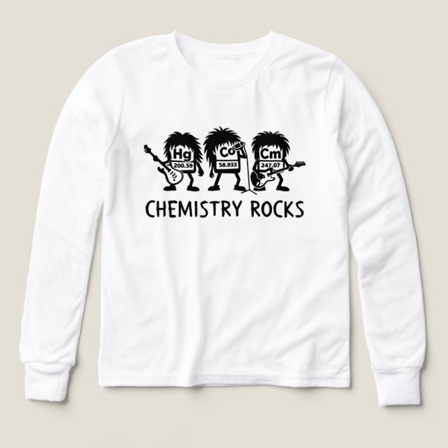 Chemie Rocks Science Rock Band (Design Vorderseite)