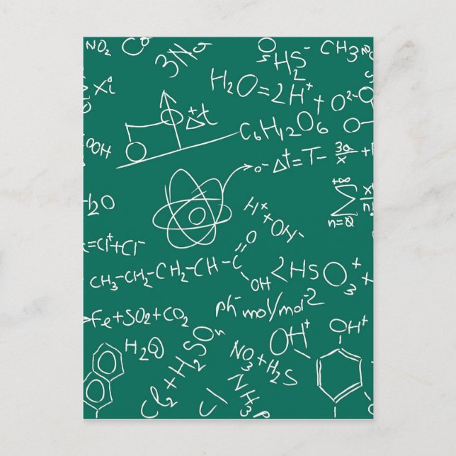 Chemie-Skripte Postkarte (Vorderseite)