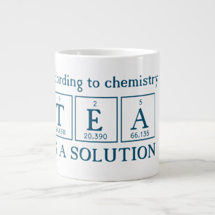 Chemie TEA ist eine Lösung Jumbo-Tasse
