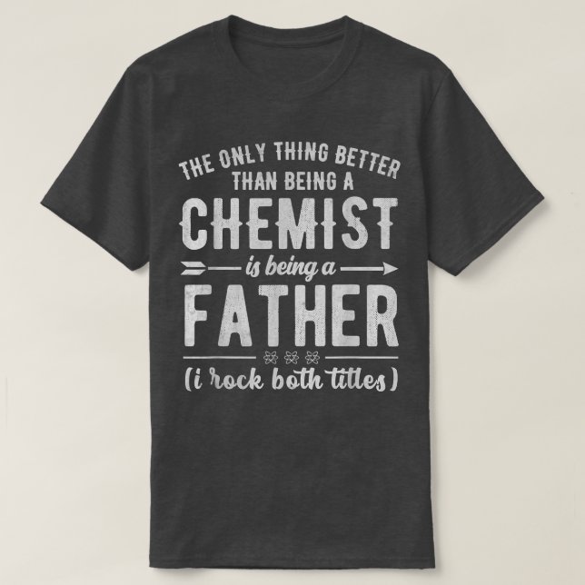 Chemie Tshirt Atom Chemical Enzyme Science Mole (Design vorne)