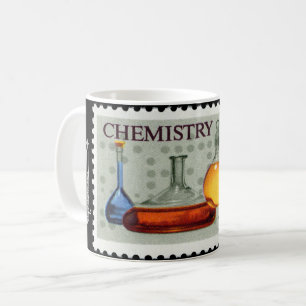 Chemie~ U.S. Briefmarke~ American Chemical Society Kaffeetasse