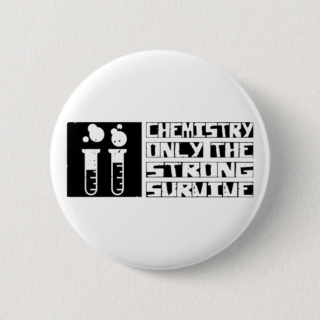 Chemie überlebt button (Vorderseite)