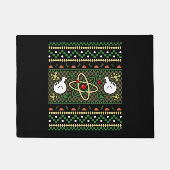 Chemie Uggge Christmas Science Engineer Geschenk Fußmatte (Vorderseite)