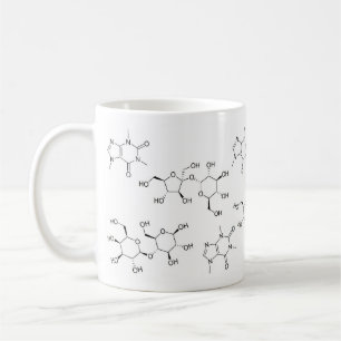 Chemie von Tee und Kaffee Kaffeetasse