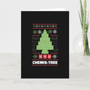 Chemie-Weihnachtsbaum Karte