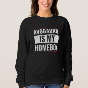 Chemie Wissenschaft Chemiker Avogadro ist mein Kum Sweatshirt