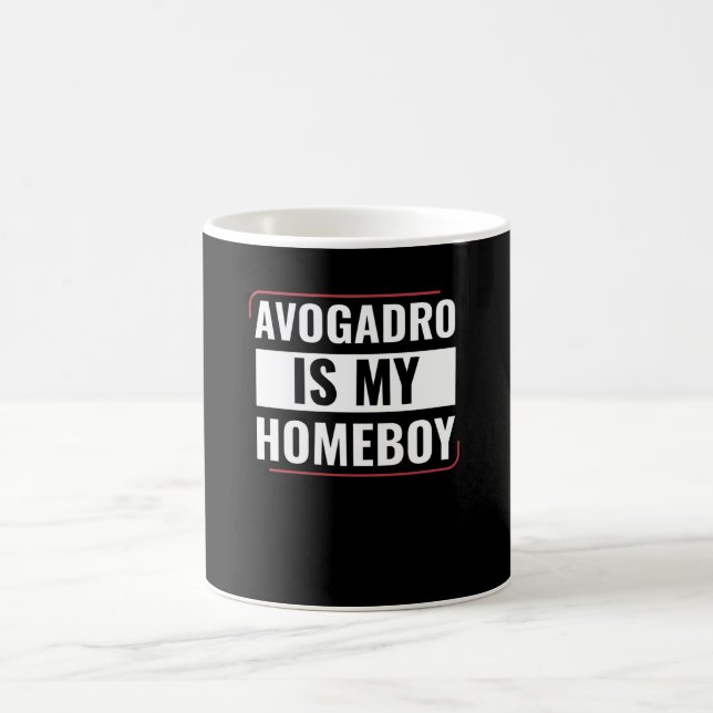 Chemie Wissenschaftler Funny Avogadro ist mein Kaffeetasse (Mittel)