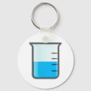 Chemie-Wissenschafts-Becher Schlüsselanhänger