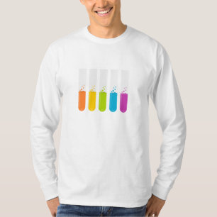 Chemie-Wissenschafts-Reagenzgläser T-Shirt