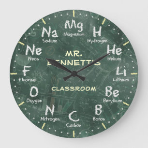 Chemie-Wissenschafts-Tafel Personalizable Uhr