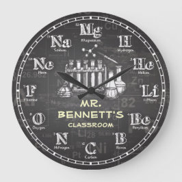 Chemie-Wissenschafts-Tafel Personalizable Uhr