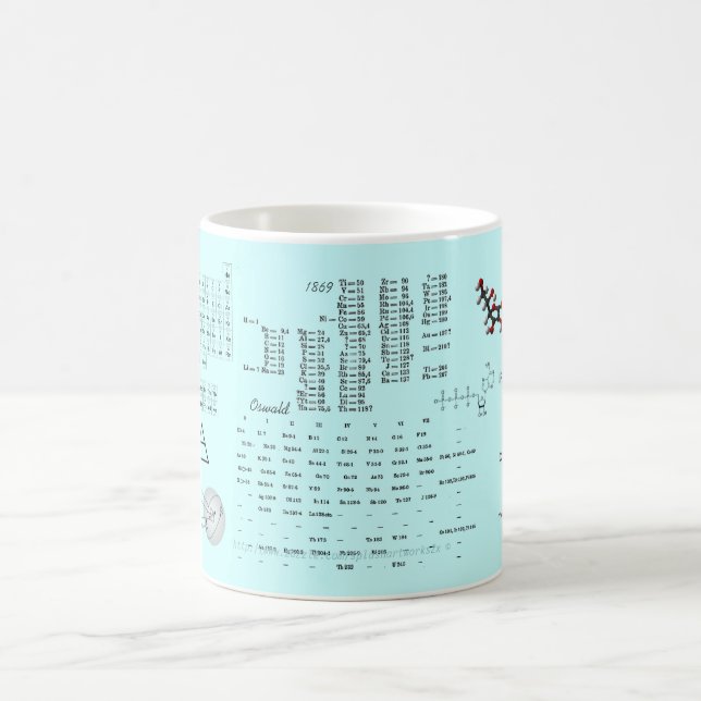 Chemieelement-Tasse Kaffeetasse (Mittel)