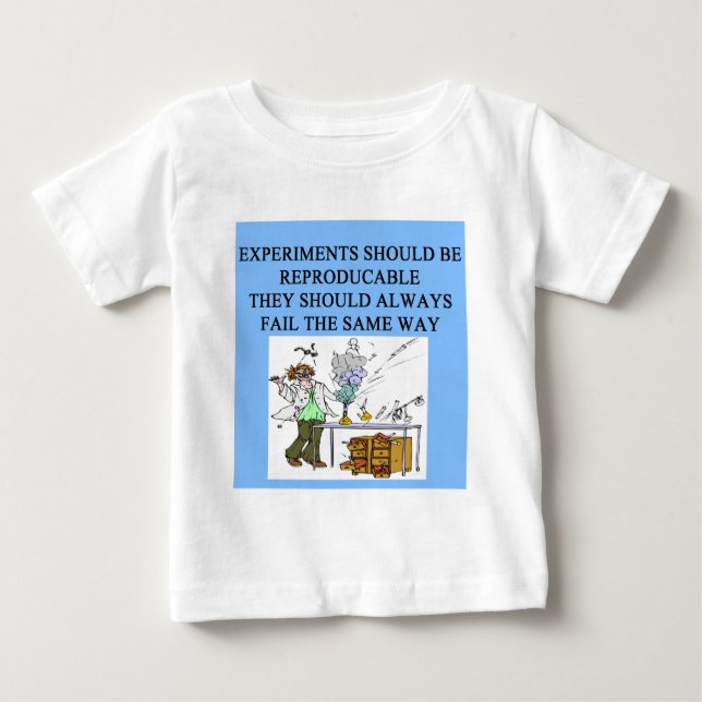 Chemieexperimente Baby T-shirt (Vorderseite)