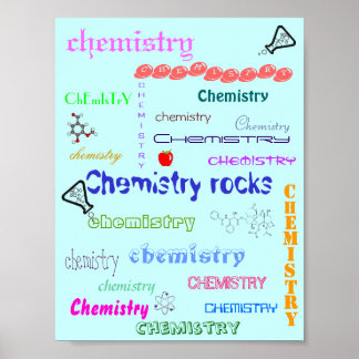 Chemiefelsen! Poster