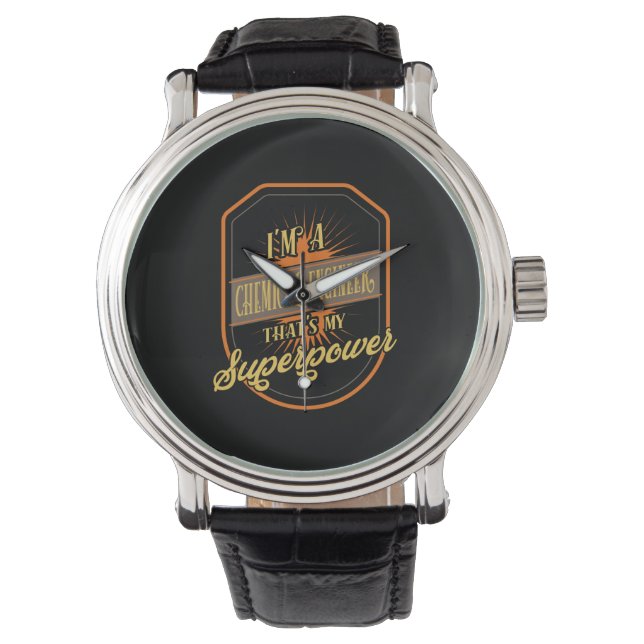 Chemieingenieur Armbanduhr (Vorderseite)