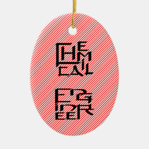 Chemieingenieur Charakter Keramik Ornament