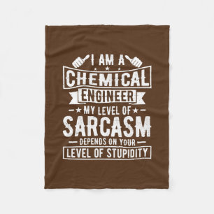 Chemieingenieur Funny Chemical Engineering Fleecedecke