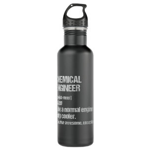 Chemieingenieur Funny Engineering Abschluss Edelstahlflasche