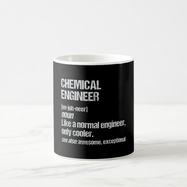 Chemieingenieur Funny Engineering Abschluss Kaffeetasse (Mittel)