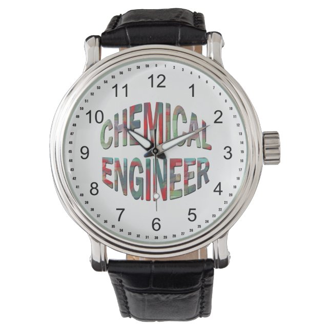 Chemieingenieur für das Schütteln Armbanduhr (Vorderseite)