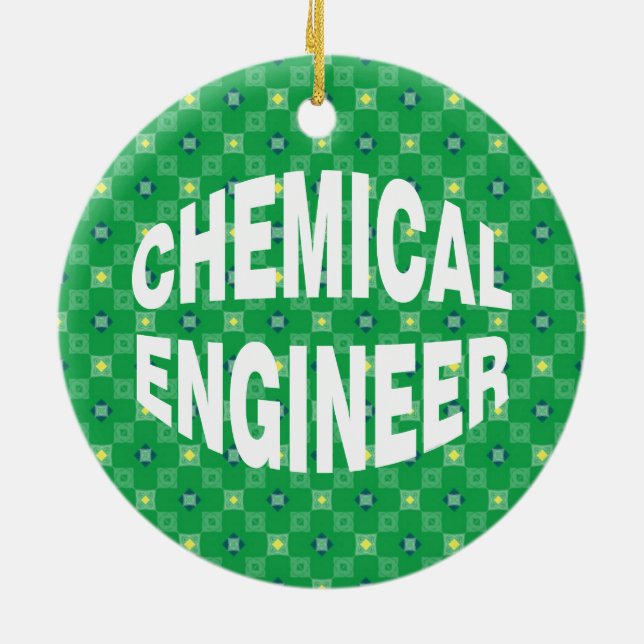 Chemieingenieur für das Schütteln Keramik Ornament (Hinten)