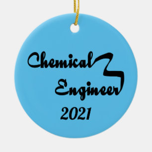 Chemieingenieur Ribbon Keramik Ornament