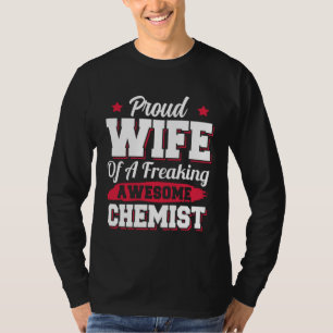 Chemielabor Wissenschaft Chemie Chemiker Ehefrau T-Shirt