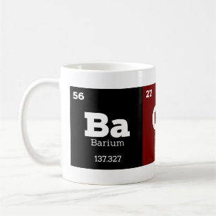 Chemielehrer Chemie Chemische Elemente Bacon Kaffeetasse