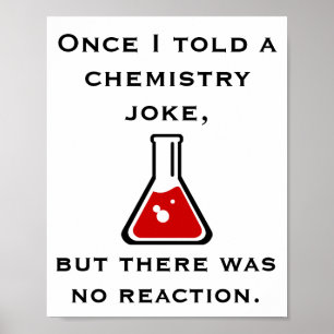 Chemielehrer Chemiker Lustiger Witzposter Poster