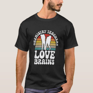 Chemielehrer lieben Gehirne Lustiger Halloween-Tee T-Shirt