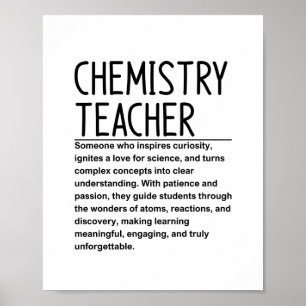 Chemielehrer Poster