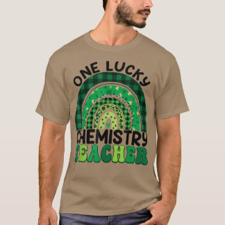 Chemielehrer Rainbow St Patricks Day One Luck T-Shirt