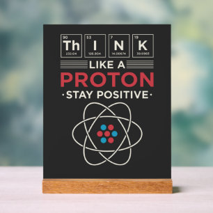 Chemielehrer Science Geek Gag Acrylschild