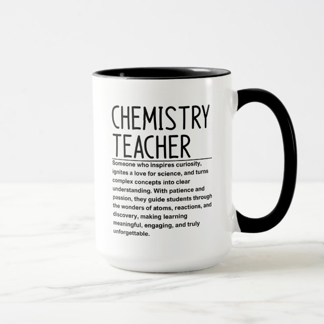 Chemielehrer Tasse (Rechts)