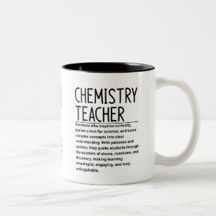 Chemielehrer Zweifarbige Tasse