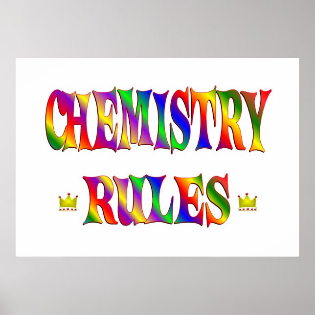 Chemievorschriften Poster (Vorne)