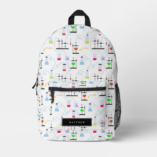 Chemiewissenschaftstestuben Labrador School Bedruckter Rucksack (Vorderseite)