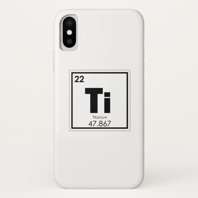 Chemikalie des Titanelements Case-Mate iPhone Hülle (Rückseite)
