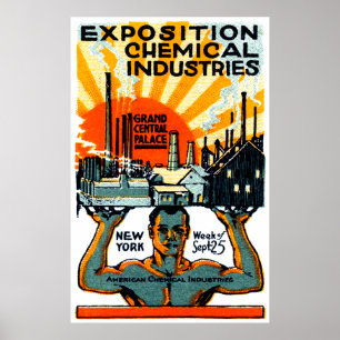 Chemikalienausstellungspaket 1917 poster