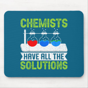 Chemiker Alle Lösungen Chemie-Labor Grafik Mousepad